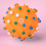 Spiky Squeaky Dog Ball Toy (TPR Dental Chew) - Wholesale Bulk Pack