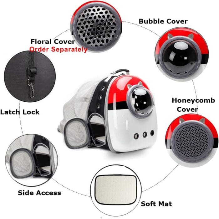 Catstronaut Breathable Bubble Cat Backpack Carrier – Up to 6.5 Kg (Wholesale & Bulk) - Image 5